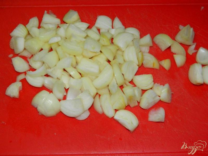 Фото приготовление рецепта: Куриные голень в луково-томатном соусе шаг №2