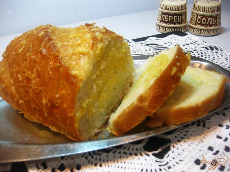 Фото приготовление рецепта: Батон запеченный с сыром шаг №5