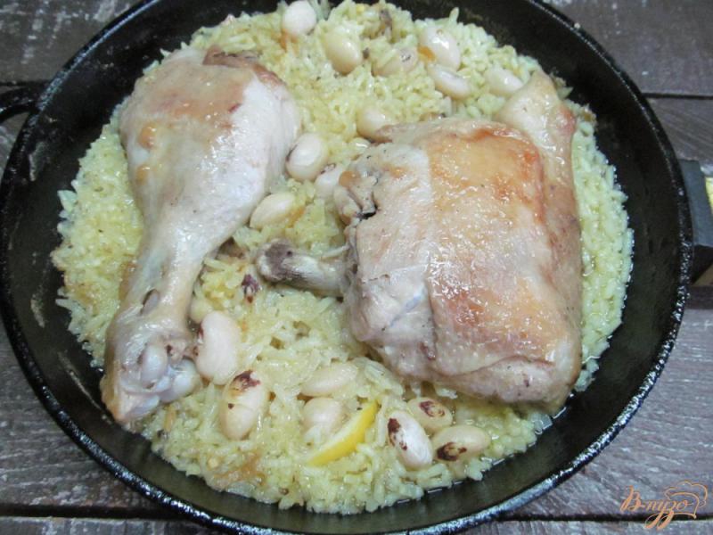 Фото приготовление рецепта: Курица тушенная в рисе шаг №5