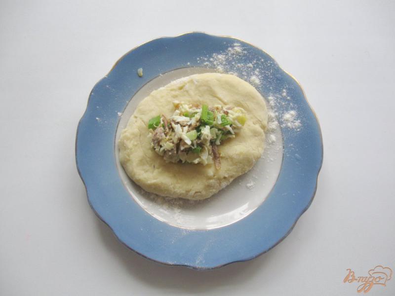 Фото приготовление рецепта: Картофельные зразы с индейкой шаг №5