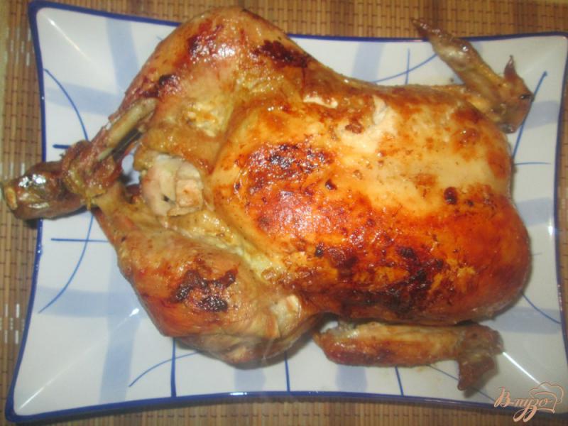 Фото приготовление рецепта: Курица с яблоками в духовке шаг №7