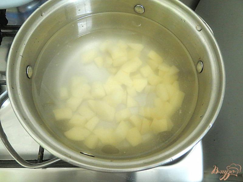 Фото приготовление рецепта: Суп с фрикадельками, пшеном и шампиньонами шаг №1