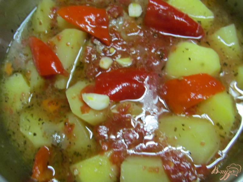 Фото приготовление рецепта: Рагу из говядины с цветной капустой шаг №9