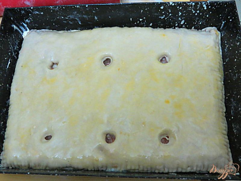 Фото приготовление рецепта: Пирог  с мясом и тыквой шаг №7