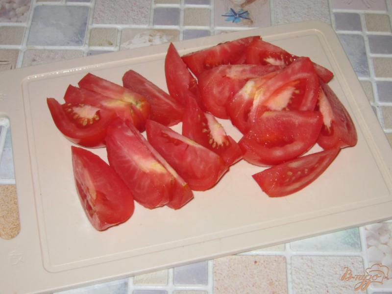 Фото приготовление рецепта: Салат из свежих овощей с кунжутом шаг №2