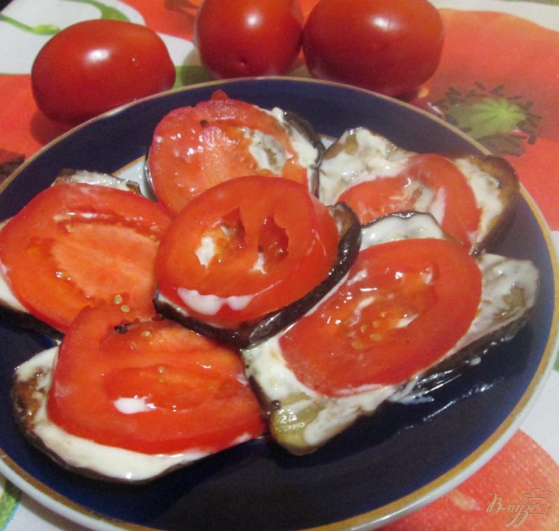Фото приготовление рецепта: Закуска из баклажанов и помидоров шаг №5