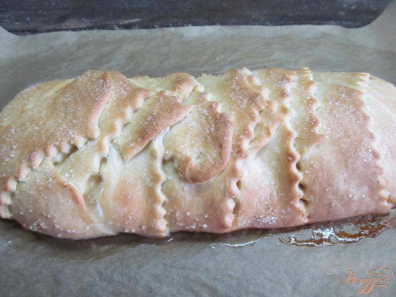 Фото приготовление рецепта: Пирог с яблоком шаг №10