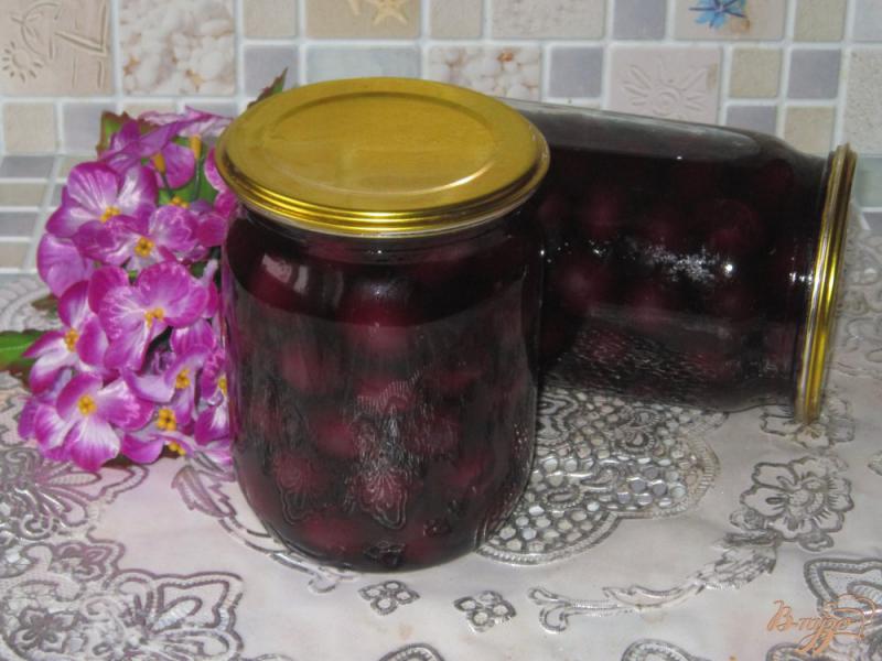 Фото приготовление рецепта: Виноград консервированный в сладком сиропе шаг №8
