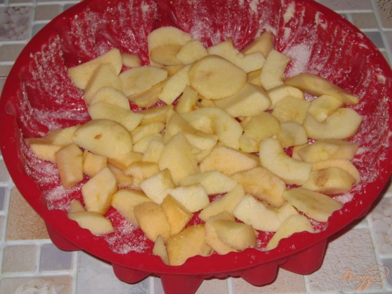 Фото приготовление рецепта: Простой яблочный пирог шаг №9