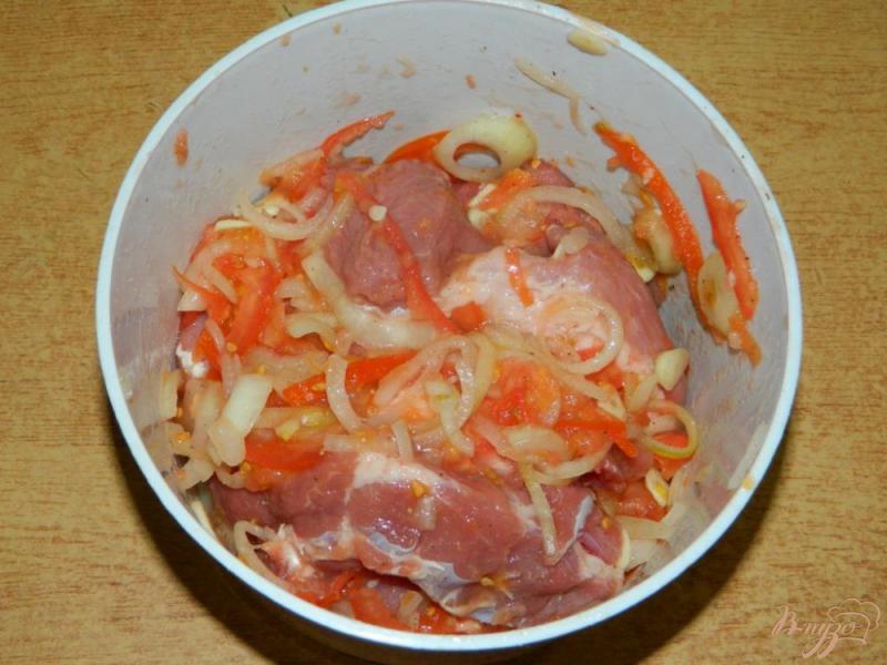 Фото приготовление рецепта: Свинина с овощами в фольге шаг №2