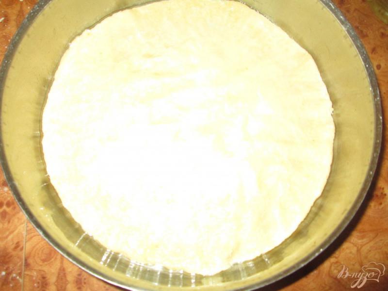 Фото приготовление рецепта: Песочный торт с заварным кремом шаг №8