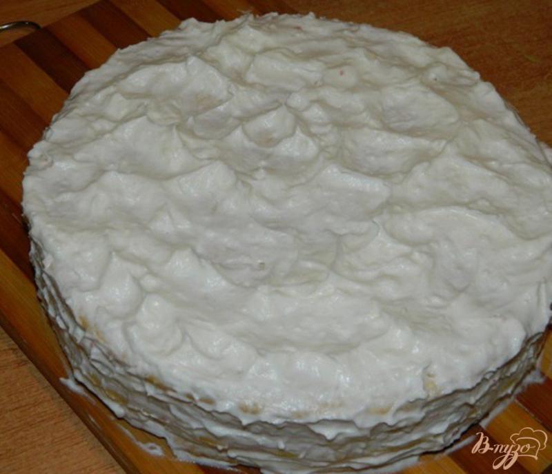 Фото приготовление рецепта: Песочный торт  с джемом шаг №8