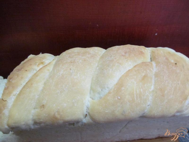 Фото приготовление рецепта: Хлеб с шалфеем и чесноком шаг №12