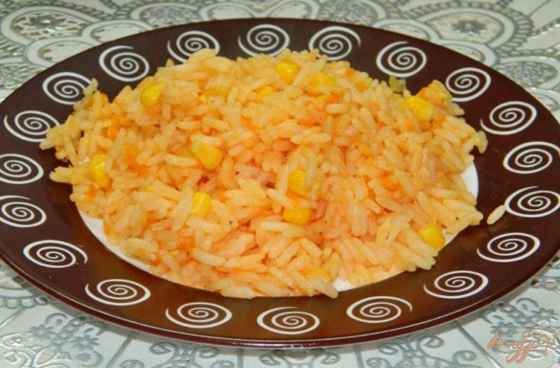 Фото приготовление рецепта: Рис с кукурузой на гарнир шаг №5