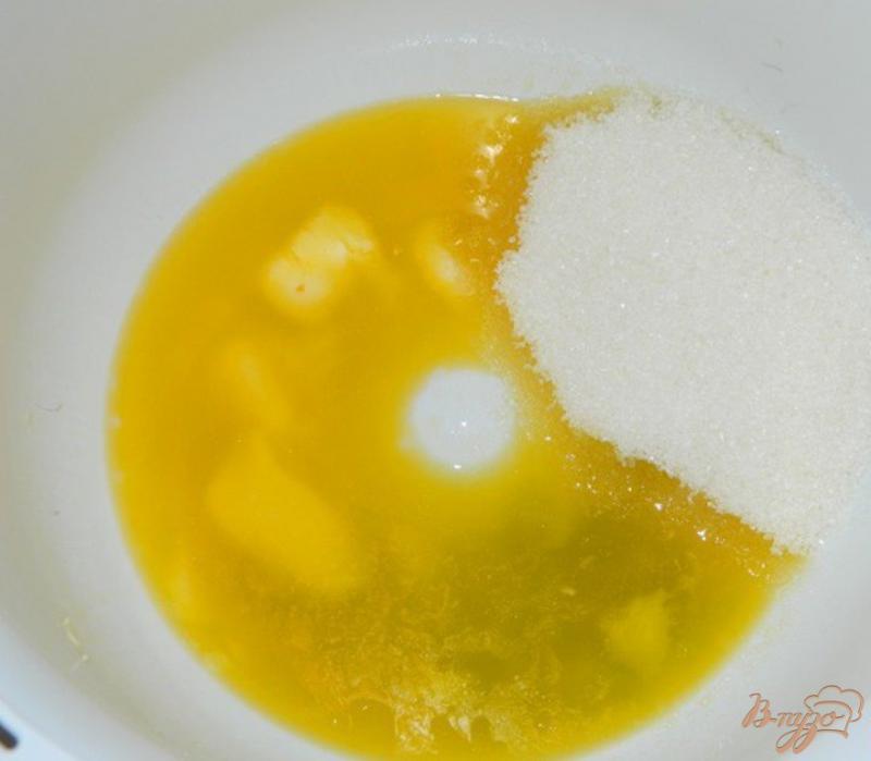 Фото приготовление рецепта: Лимонно-йогуртовый кекс шаг №1