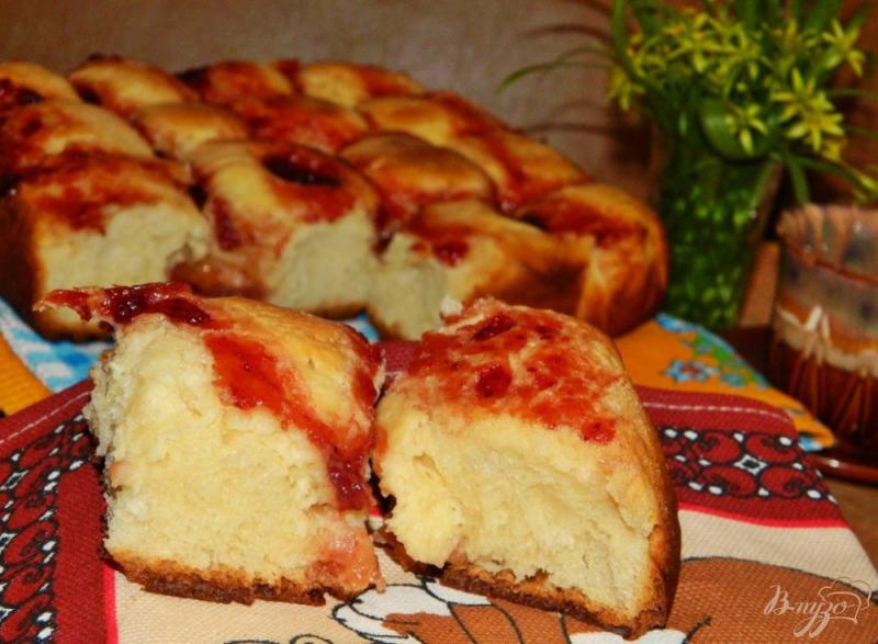 Фото приготовление рецепта: Пирог со сливочным творожным сыром шаг №6