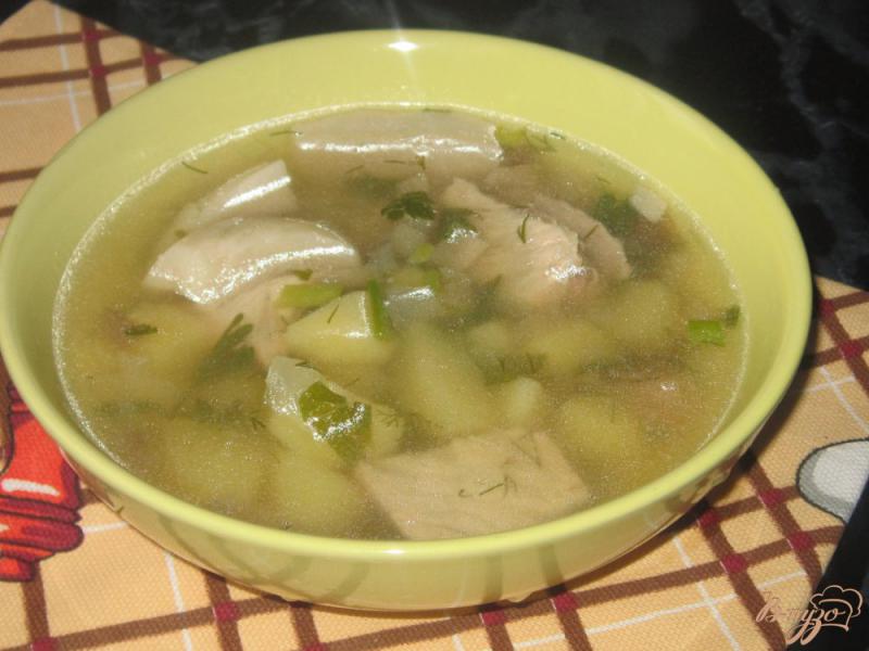Фото приготовление рецепта: Суп из антрекота с квашеной свеклой шаг №12