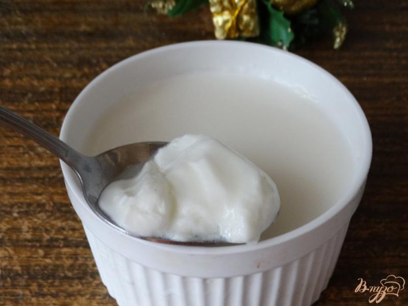 Фото приготовление рецепта: Домашний ванильный йогурт шаг №5
