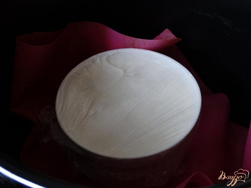 Фото приготовление рецепта: Домашний ванильный йогурт шаг №4