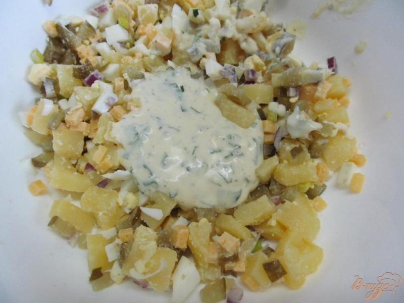 Фото приготовление рецепта: Картофельный салат шаг №6