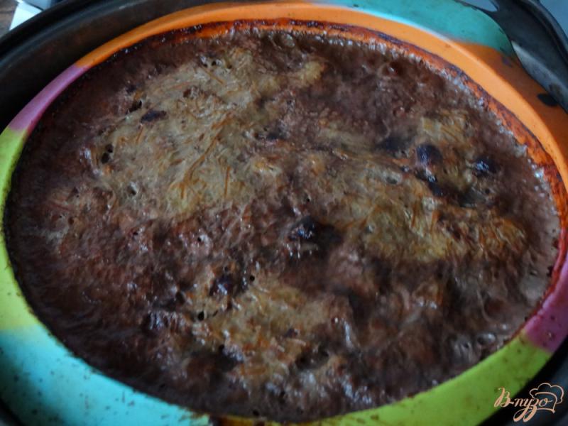 Фото приготовление рецепта: Запеканка из печени и тыквы шаг №8