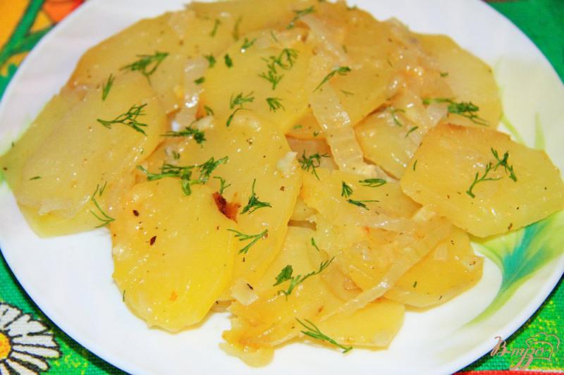 Фото приготовление рецепта: Картофель с сыром в мультиварке шаг №4