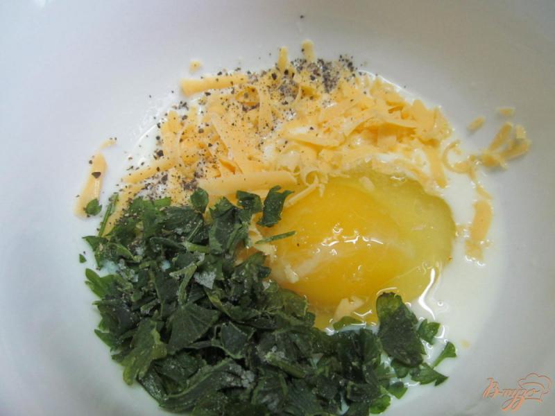 Фото приготовление рецепта: Фарш картофель и яйца - запеканка шаг №2