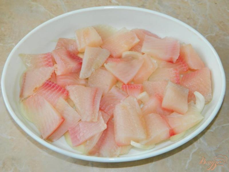 Фото приготовление рецепта: Рыба в горчичном соусе шаг №2