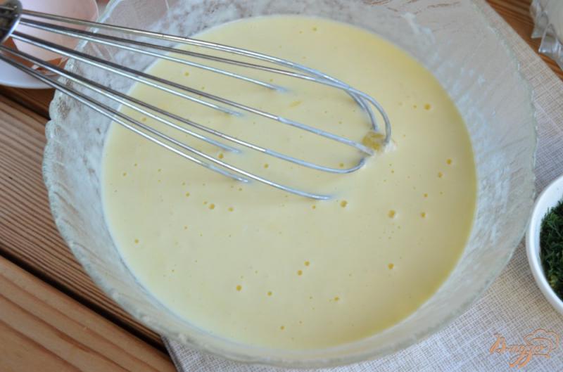 Фото приготовление рецепта: Сыр домашний с укропом шаг №3