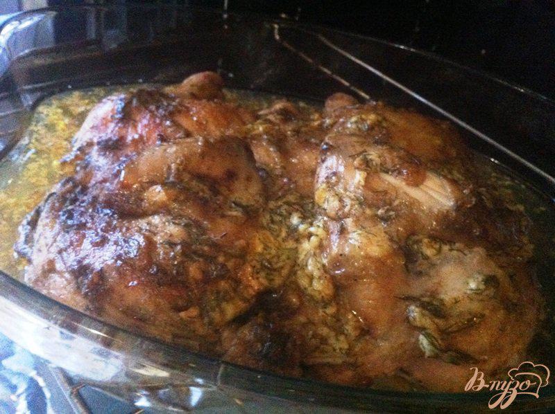 Фото приготовление рецепта: Курица приготовленная путем  томления шаг №7