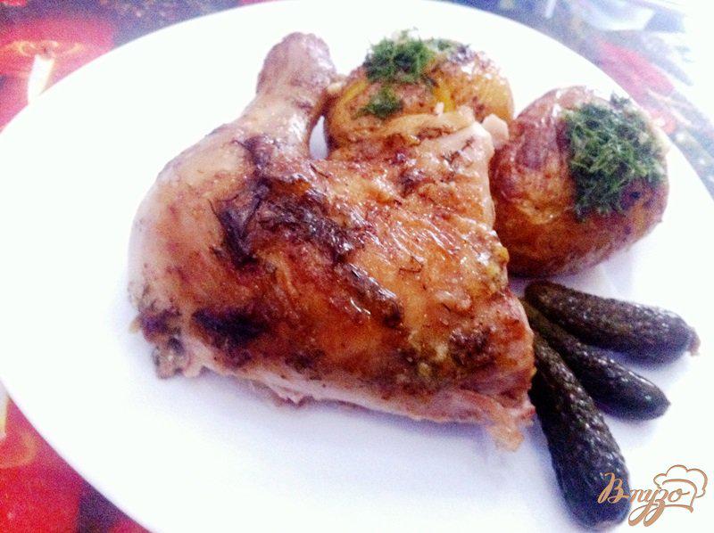 Фото приготовление рецепта: Курица приготовленная путем  томления шаг №9