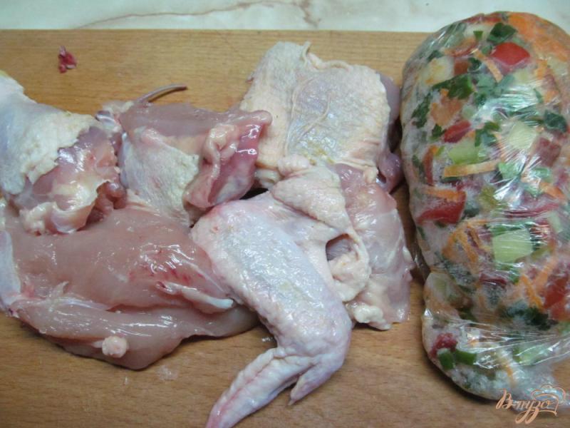 Фото приготовление рецепта: Курица с булгуром в мультиварке шаг №1