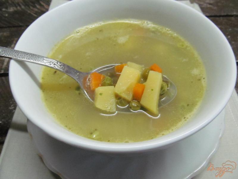 Фото приготовление рецепта: Суп с горохом и нутом шаг №7