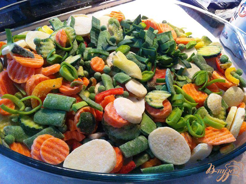 Фото приготовление рецепта: Запеченные свиные ребрышки с овощами шаг №3