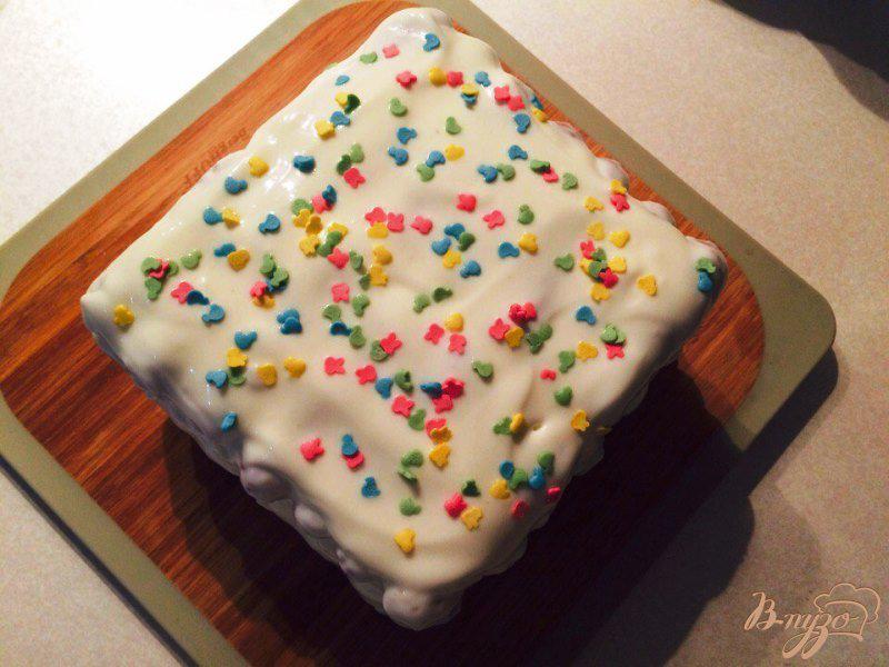 Фото приготовление рецепта: Лёгкий торт без выпечки шаг №6