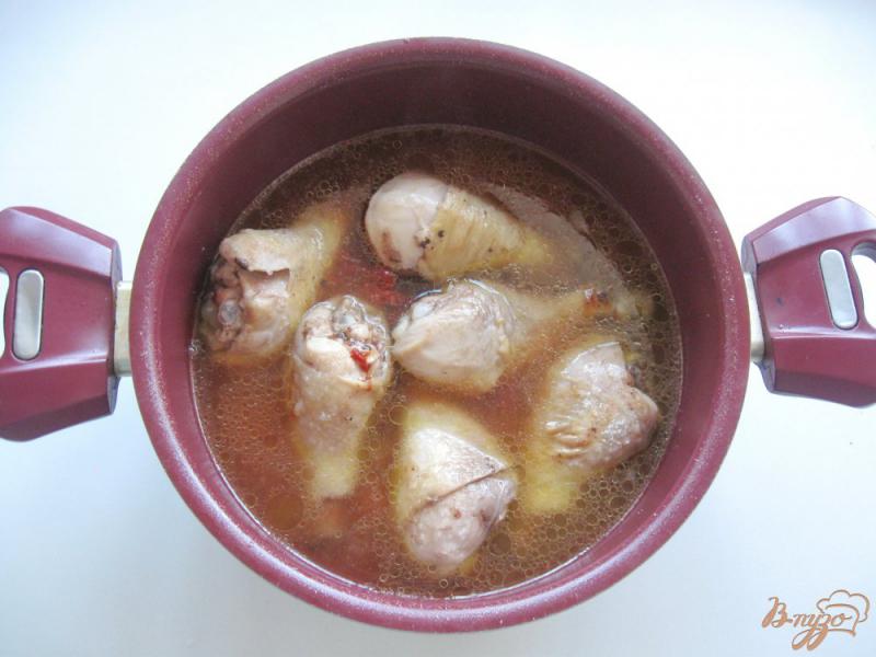 Фото приготовление рецепта: Жаркое из курицы с картофелем шаг №5