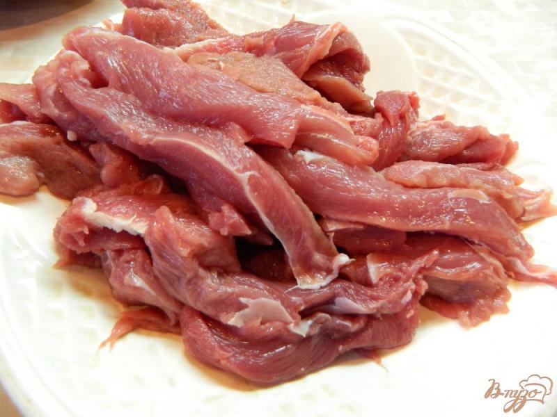 Фото приготовление рецепта: Огурцы с мясом по - китайски шаг №1