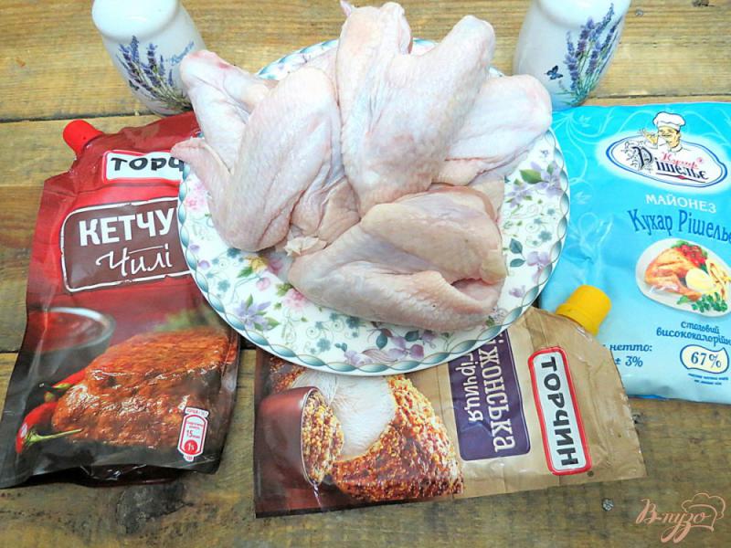 Фото приготовление рецепта: Куриные крылышки в маринаде, запеченные шаг №1