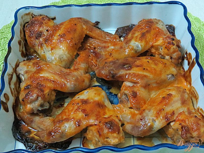 Фото приготовление рецепта: Куриные крылышки в маринаде, запеченные шаг №5