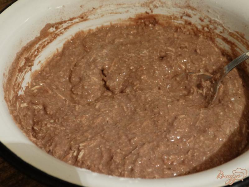 Фото приготовление рецепта: Шоколадные Барни из тофу шаг №6