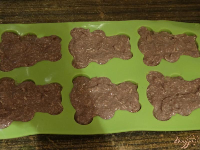 Фото приготовление рецепта: Шоколадные Барни из тофу шаг №7