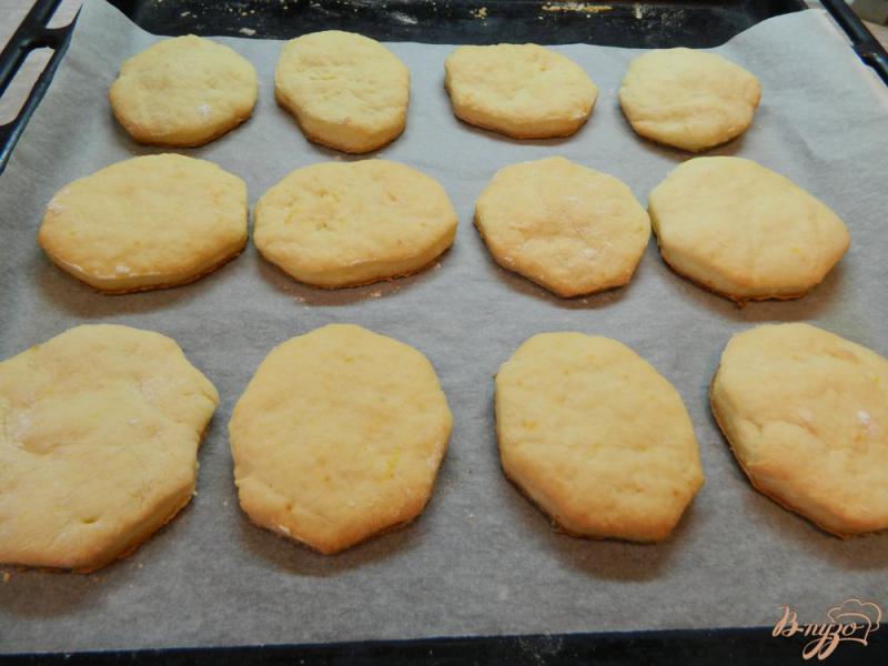 Фото приготовление рецепта: Творожное печенье с апельсиновой цедрой шаг №7