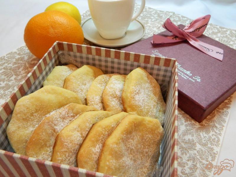 Фото приготовление рецепта: Творожное печенье с апельсиновой цедрой шаг №8