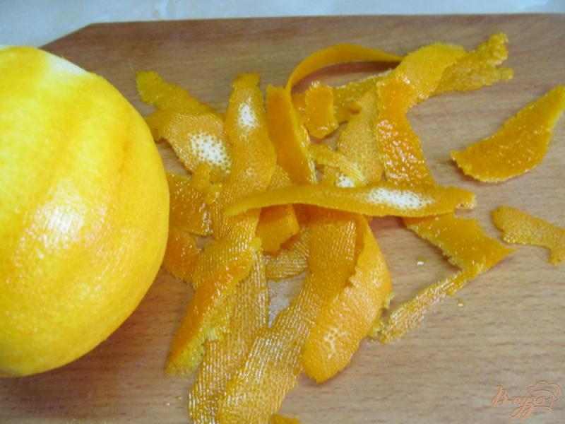 Фото приготовление рецепта: Апельсиновый десерт с карамельной цедрой шаг №1