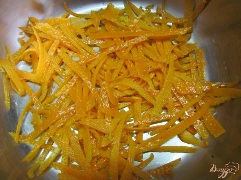 Фото приготовление рецепта: Апельсиновый десерт с карамельной цедрой шаг №2