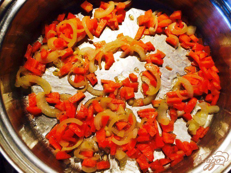 Фото приготовление рецепта: Овощное рагу с капустой кольраби и телятиной для деток шаг №3