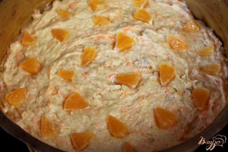 Фото приготовление рецепта: Морковный пирог с апельсином шаг №5