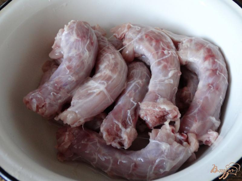 Фото приготовление рецепта: Куриные шейки запеченные в рукаве шаг №1