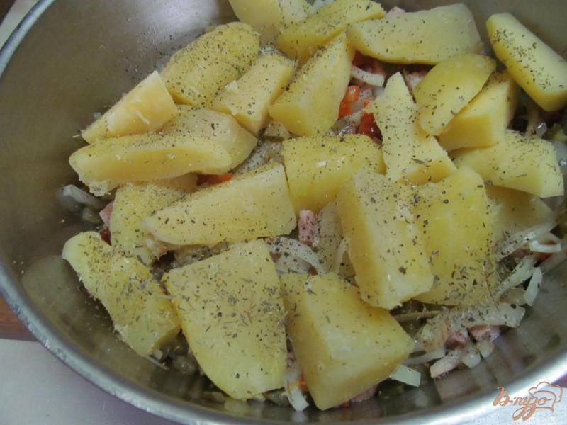 Фото приготовление рецепта: Австрийский картофельный салат шаг №4