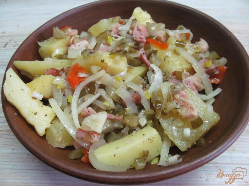 Фото приготовление рецепта: Австрийский картофельный салат шаг №5